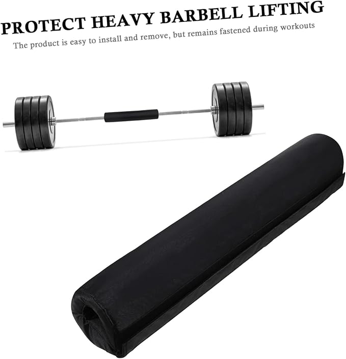 Barbell Shoulder Pads Adjustable Squat Rack Ropes Training Protector Wrist Wraps for Weightlifting Gym