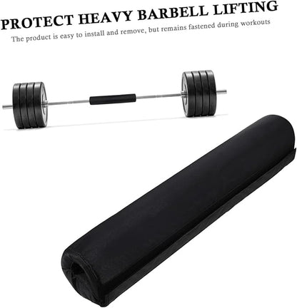 Barbell Shoulder Pads Adjustable Squat Rack Ropes Training Protector Wrist Wraps for Weightlifting Gym
