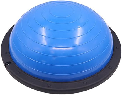 Balance Ball Trainer with Resistance Bands and Foot Pump, Inflatable Yoga Ball for Home Gym Workouts, 23 Inch Exercise Half Ball for Balance Training Core Strength Fitness More, 330lb Cap