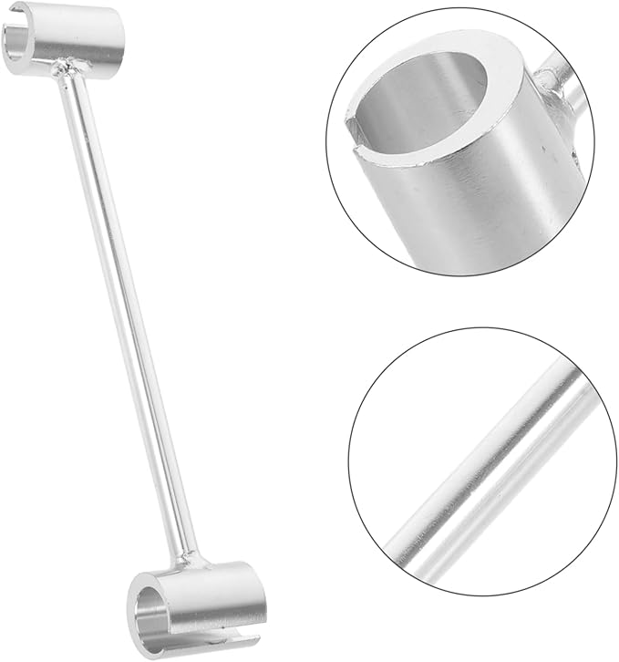 Veemoon Hinge Adjustment Wrench Push up Handles Push-up Handles for Home Workouts Refillable Airtight Tin Stickers Push-up Handles for Strength Training Hinge Wrench 45# Steel Silver