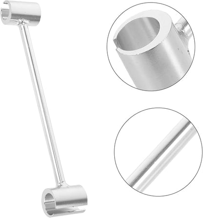 Veemoon Hinge Adjustment Wrench Push up Handles Push-up Handles for Home Workouts Refillable Airtight Tin Stickers Push-up Handles for Strength Training Hinge Wrench 45# Steel Silver