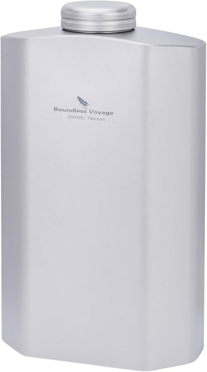 Boundless Voyage Titanium Water Bottle 84.55oz Big Capacity Sports Hydration Flask Drinking Bottle Water Jug for Gym, Fitness, Camping ti3004d