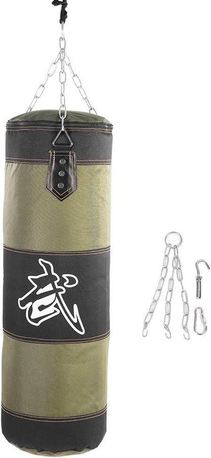 Fitness Sandbags, Boxing Bag Hanging Punching Bag Sports Training Equipment for Kickboxing, Muay Thai, Home Gym Equipment