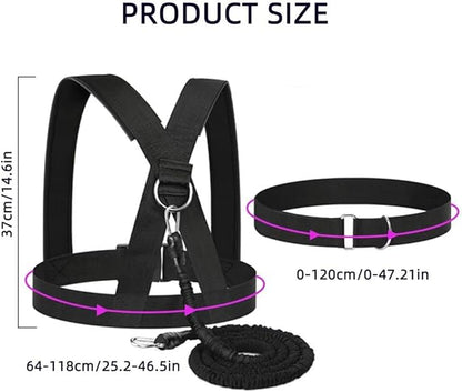 Resistance Explosive Training Rope Force Improve Power, Agility, Strength Track and Field Football Basketball Volleyball Multi-Directional Physical Equipment