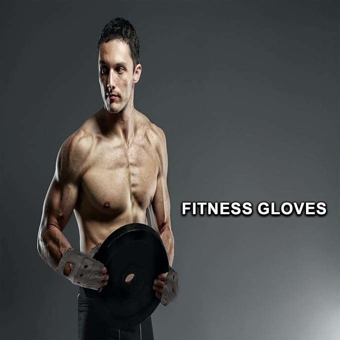 Roadster – Leather Workout Gloves for Men and Women’s, Fitness Weight Lifting Gloves for Exercise, Cycling, Training, Pull Ups and Hanging, Gym Gloves with Adjustable Wrist Strap.