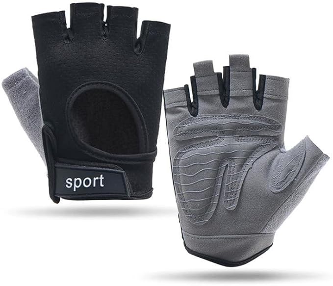 INOGIH Lightweight and Breathable Fingerless-Gym-Gloves for Women - Exercise-Crossfit-Training Gloves for Workout