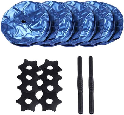 2Pcs/Set Portable Adjustable Water-Filled Dumbbell, Eco-Friendly Fitness Equipment Set for Arm Muscle Training for Home Gym Office