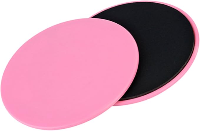 2PCS Exercise Gliding Disc Fitness Core Slider Sport Full Body Workout, Target Every Muscle Group, Small Size, Lightweight, on Any Surface, ConstantCore Stabilization, for Athletic