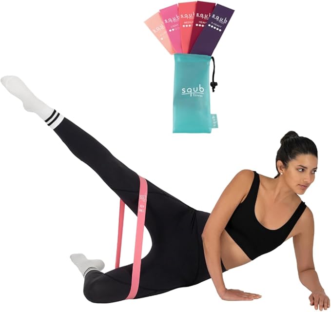 Fitness Resistance Bands Set Stretch Bands for Exercise Bands Resistance for Home Workout Bands, with Handles Bands for Working Out Portable Fitness Bands Resistance Bands for Women Elastic Band
