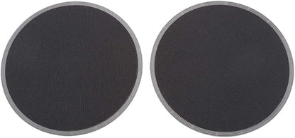 plplaaoo Fitness Gliding Discs 2pcs Exercise Sliding Core Slider Full Body Workout Equipment for Home Gym Training Black 7 Inch