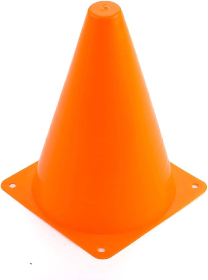 Faswin 30 Pack Soccer Cones, 7 Inch Colored Cones for Sports, Traffic Cones Training Agility Field Marker Plastic Cone for Skating, Football, Games, Indoor Outdoor Activity & Festive Events, 6 Colors