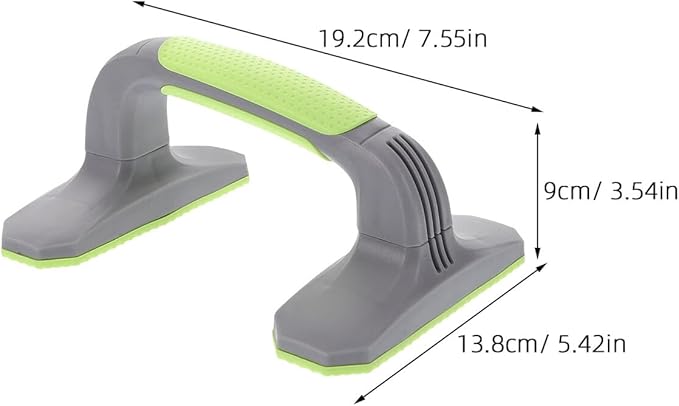2 Pcs Push up Bars Home Workout Equipment Plastic Pushup Handles with Anti-slip Pads Portable Strength Training Stands for Floor Exercise and Fitness