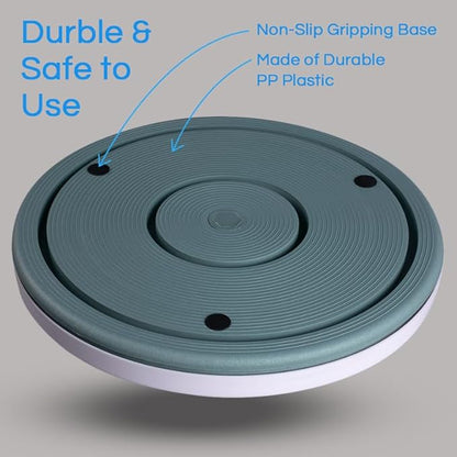 KYTO Waist Twister Disc – Core Trainer Board with Digital Counter, Ab Workout Equipment with 360° Rotation, Non-Slip Foot Massage Design for Home, Office Fitness