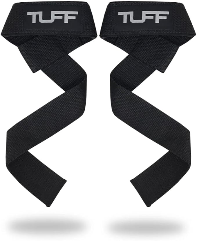 Tuff Lifting Straps - Wrist Straps for Weightlifting, Deadlifts, Powerlifting, and Strength Training - Ideal for Men and Women
