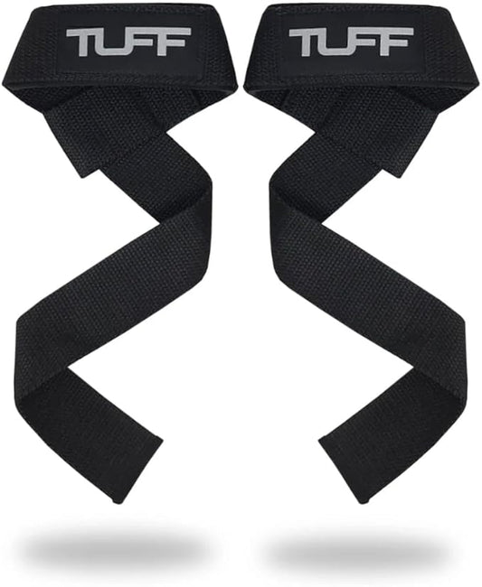 Tuff Lifting Straps - Wrist Straps for Weightlifting, Deadlifts, Powerlifting, and Strength Training - Ideal for Men and Women