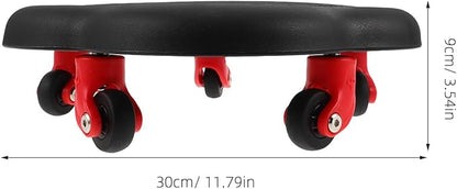 Veemoon Five-wheel Ab Roller Core Exercise Wheel with Flower-shaped Dual-sided Sliding Discs for Home Abdominal Training and Strength Workout