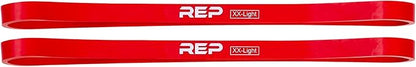 REP Fitness Short Resistance Bands for Strength and Conditioning. Multiple Resistance Levels Available from 5-230lbs. Sold as a Pair. 12" Length.