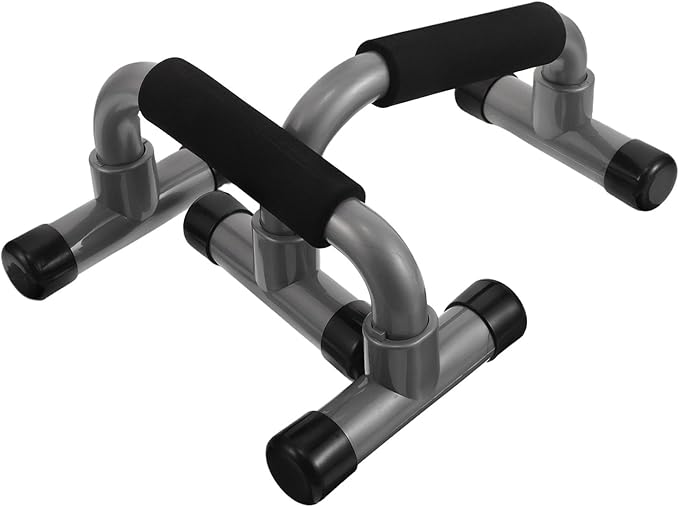 H-shape Push up Bars Pair, Non-slip Parallette Bars for Chest Training, Portable Home Gym Accessories for Strength Workout and Fitness Exercises