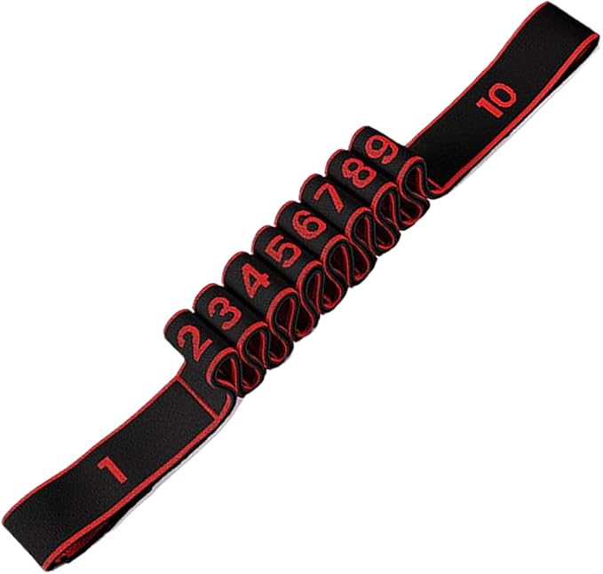 Workout Bands Set, Adjustable Training Equipment, 150x15cm Leg Stretch Yoga Bands for Adults, Latex Fitness Accessory, Exercise Gear with Multi-Level Tension, Full Body Legs Mobility
