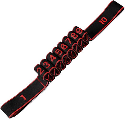 Workout Bands Set, Adjustable Training Equipment, 150x15cm Leg Stretch Yoga Bands for Adults, Latex Fitness Accessory, Exercise Gear with Multi-Level Tension, Full Body Legs Mobility
