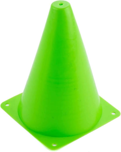 Faswin 30 Pack Soccer Cones, 7 Inch Colored Cones for Sports, Traffic Cones Training Agility Field Marker Plastic Cone for Skating, Football, Games, Indoor Outdoor Activity & Festive Events, 6 Colors