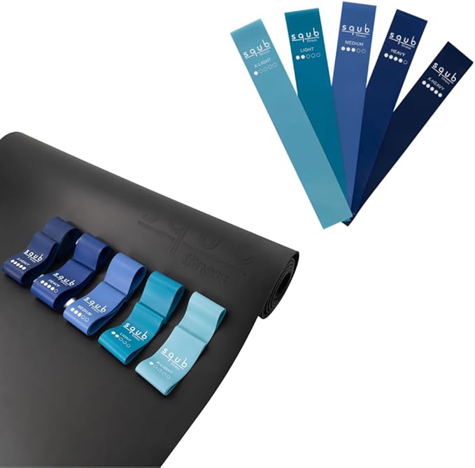 Fitness Resistance Bands Set Stretch Bands for Exercise Bands Resistance for Home Workout Bands, with Handles Bands for Working Out Portable Fitness Bands Resistance Bands for Women Elastic Band