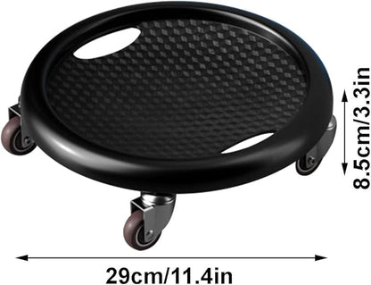 Core Coaster Abdominal Abs Training Machine Equipment,Ab Wheel Roller Exercise for Home Gym Workout Fitness,Waist Strength Trainer with a Kneel Mat