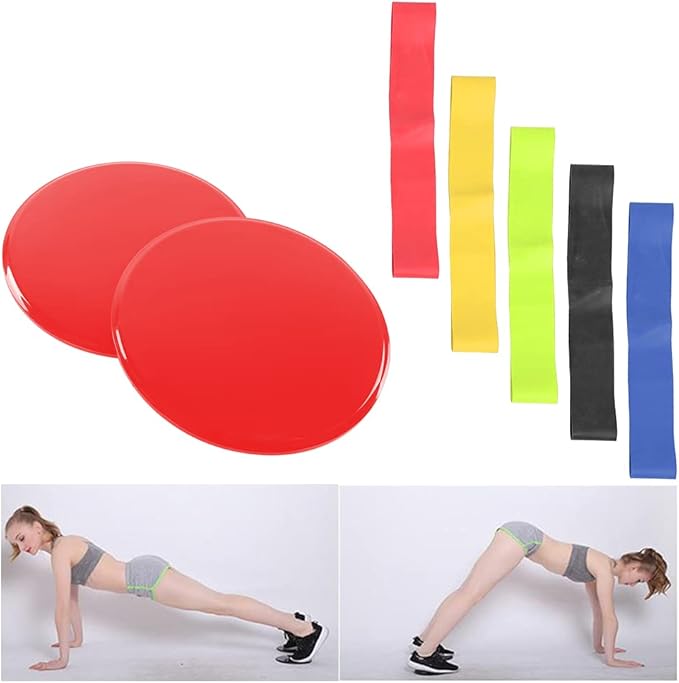 Fitness Sliding Discs, Core Slider Workout Equipment, Low - Impact Sliding Disks for Home Gym, Smooth Slide Mat for Abs, Strength and Stability Training