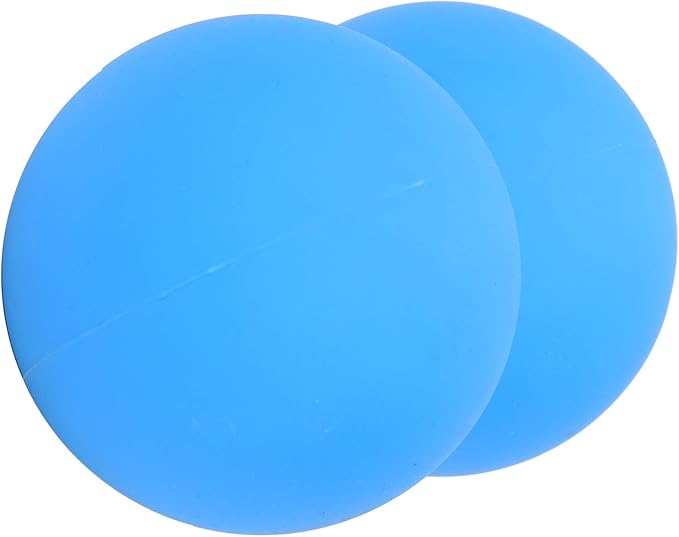 Gel Exercise Peanut Ball Yoga Gym Fitness Body Relax Massage Ball Relieve Pain (Blue)