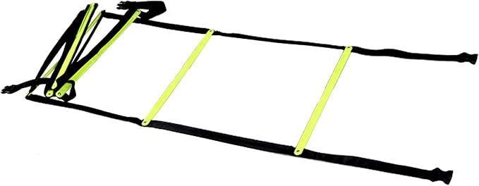 Agility Ladder Agility Ladder Speed Ladder, Fixed Basketball Pace Training Jump Lattice Ladder,Speed Training Equipment, for Athletic Footwork, Sports Drills(Size:2.5M)