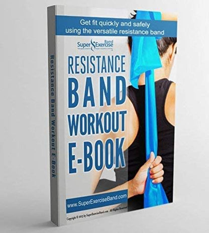 Resistance Band for Working Out | Super Exercise Bands 8,16,24 Yard Bulk Rolls |10 Strengths in Light Medium and Heavy Resistance Bands | Latex Free Workout Bands Including App and e-Book