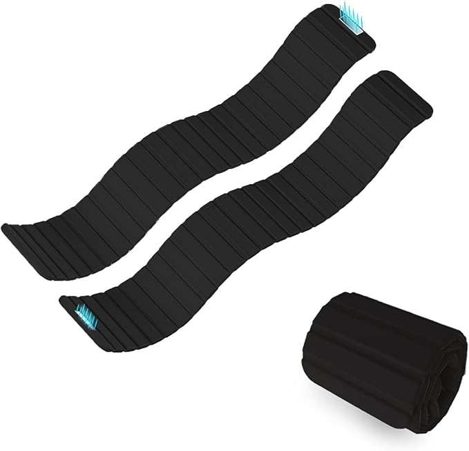 Magnet Adjustable Wrist and Ankle Weights(1LB/2LB Each) Set for Men Women for Intensified Fitness - Durable Exercise Bracelets to Boost Your Workouts 1Pair