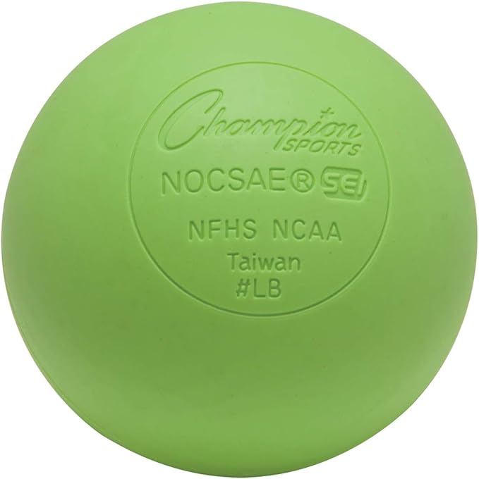 Champion Sports Lacrosse Balls & Rhino Skin Balls – Official Size, SEI Certified, Multiple Colors