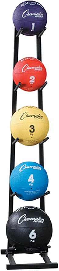 Champion Sports Medicine Ball Storage – Durable Racks & Trees for Organized Gym, Fitness & Sports Storage