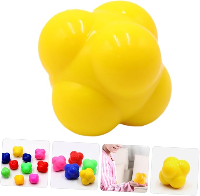BESPORTBLE Hexagonal Reaction Ball Durable Fitness Ball for Agility and Coordination Training for Home Use for
