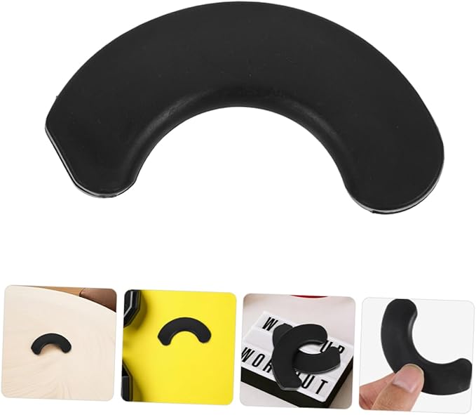 12pcs Dumbbell Crescent Pads Shock Absorbing Barbell Mat Protective Hip Thrust Squats Gym Tools for Home