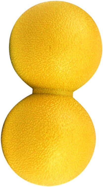 Peanut Massage Ball for Myofascial Release and Foot Relief Odorless Double Lacrosse Body Massager for Tight Muscles in Neck Shoulders Back Calves and Feet Portable Muscle Therapy
