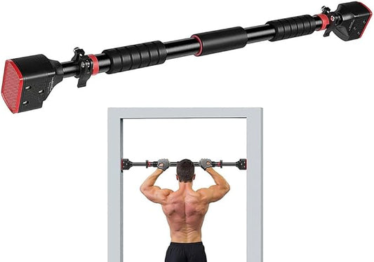 Doorway Chin Up Bar Pull Up Bar Exercise 28"-36" Doors Press Fit No Screws Required