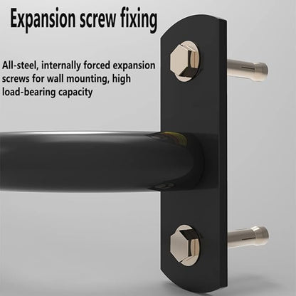 Chin Up Bar Wall Mounted Pull Up Bar,Home Office Gym Garage Corridor Heavy Steel Fitness Bar,70CM/100CM/120CM,Safe Load 300kg，Stainless Steel 120CM