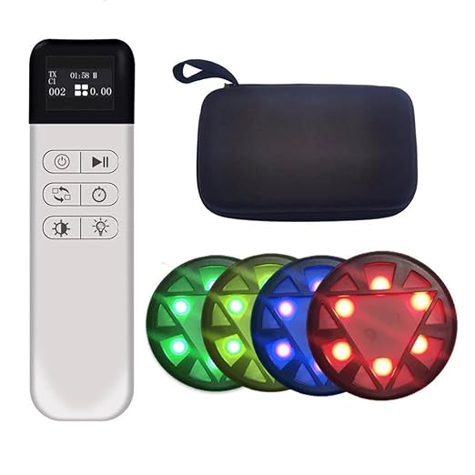 Agile Reaction Training Lamp Set, Reaction Training Lights React Sensory Speed Training Equipment for Sports and Fitness - USB Charging, Last Working 30 Hours+(4)