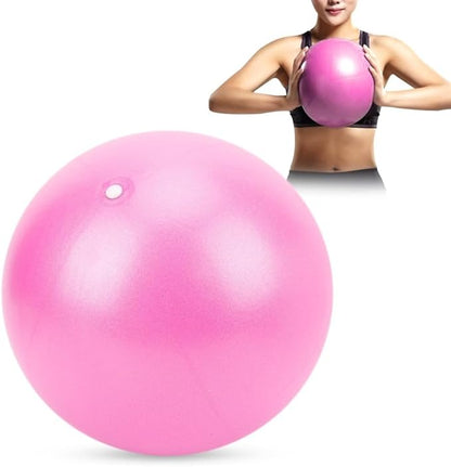 25cm Non-Slip Exercise Ball for Yoga & Pilates - Small Stability Ball for Core Strength Training, Home Gym, Balance Workouts
