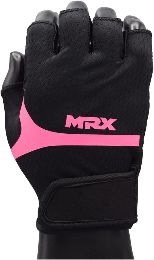 MRX Ladies Weight Lifting Gloves Women Fitness Training Exercise Glove Anti Slip Padded Shock-Absorbing Extra Grip Crossfit Multi Colors