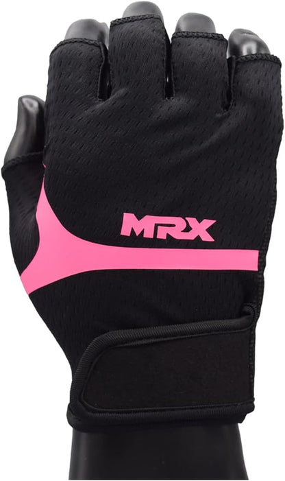 MRX Ladies Weight Lifting Gloves Women Fitness Training Exercise Glove Anti Slip Padded Shock-Absorbing Extra Grip Crossfit Multi Colors