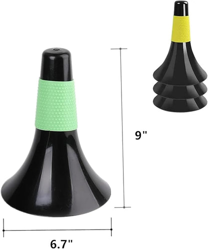 8 Pack Training Sport Cone, 9 Inch Agility Marker Cones, Basketball Training Cones for Soccer Football, Field Markers Speed Grab Drills and Training