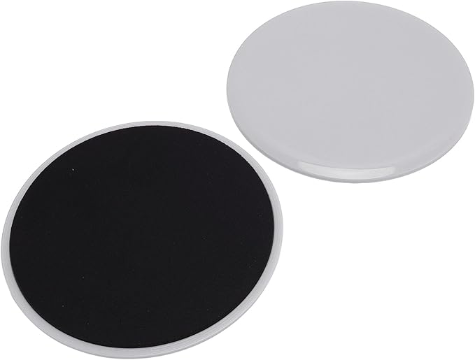 ABS Core Sliders for Home Workout, Fitness Sliders, Compact Gliding Discs for Full Body Exercise, with Foam Layer for Stability, Ideal for Gym Classes and Home Gym
