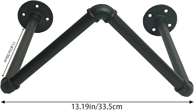 Balance Ball Holder Wall Mount,Balance Ball Half Rack Home Gym Studios Standing Half Ball Balance Trainer Shelf (Black)