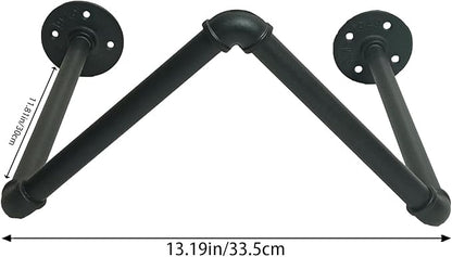 Balance Ball Holder Wall Mount,Balance Ball Half Rack Home Gym Studios Standing Half Ball Balance Trainer Shelf (Black)