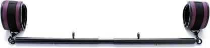 Spreader Bar Heavy Duty Expandable Exercise with 2 pcs Adjustable Strap, Yoga Training Fitness Gear, Workout Bar,Sports Gym Kit