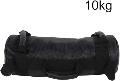Sandbags for Working Out, Workout Sandbag Heavy Duty Training Weight Bag with Handles PU Leather Adjustable Weight Fitness Sand Bags