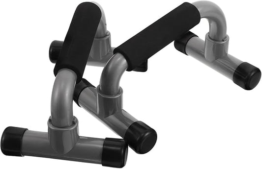 H-shape Push up Bars Pair Non-slip Grip, Ergonomic Parallel Parallette Bars for Home Chest Workout and Floor Strength Training Equipment